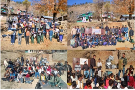 Today 52 warm jackets and 10 school bags, received in kind donation , were distributed amongst the most needy and poor students of Govt middle school Ranote, Govt middle school Goila/Sichil , Govt High school Budhi and Govt Higher Secondary School Halaran, Doda. "108SEVAK" organised this function at Government HSS HALARAN, with co operation of Mr. Sanjay Pandita "sevak004" and his colleagues. Highly obliged.